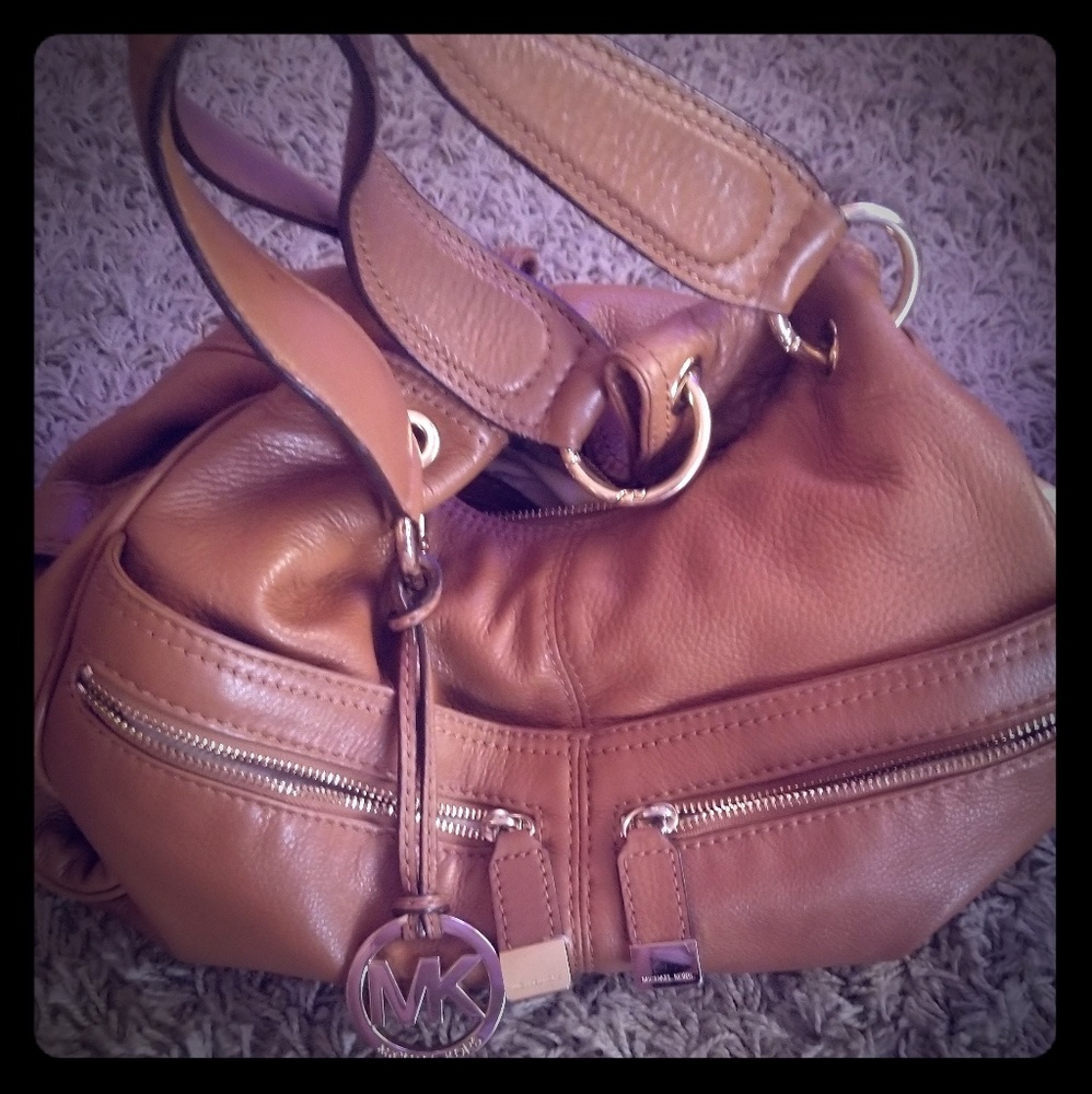Caramel MK purse